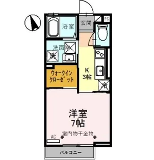 ルミネス大坪【1階】の間取り