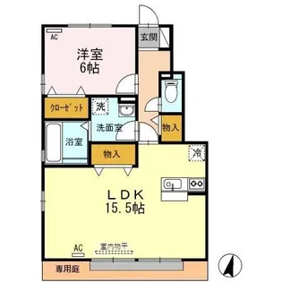 モナリエ寿【1階】の間取り