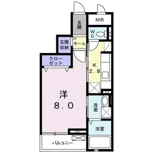 ノーブル・カメリア【3階】の間取り