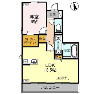 セジュール ハッピータウン A【1階】の間取り