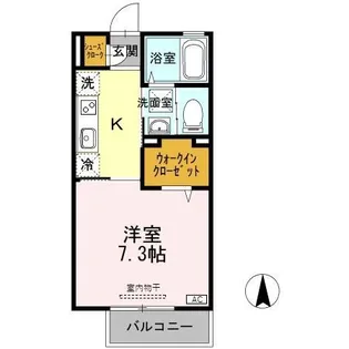 ファインコートⅢ B棟【1階】の間取り