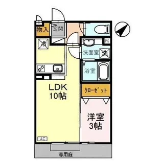 リジエール C【1階】の間取り