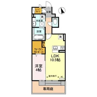 グラン・ファミリアJ【1階】の間取り