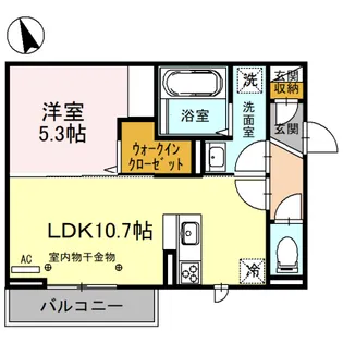 イルグラン フルール【2階】の間取り