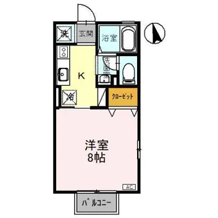 ミレーネ【2階】の間取り