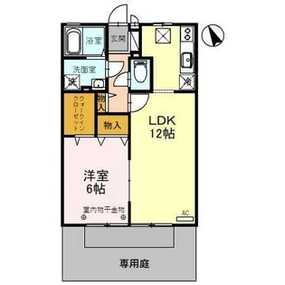 ミューズ21 B【1階】の間取り