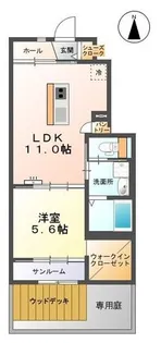 スペリアージュRY【1階】の間取り