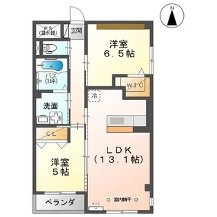 Leggenda【3階】の間取り