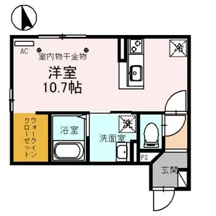 イン・ハピネスⅣ【2階】の間取り