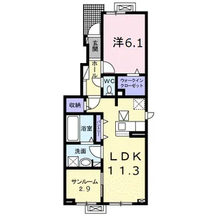 スプリング ファインⅠ【1階】の間取り