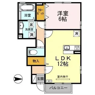 にゅうまごびれっじⅡ【1階】の間取り
