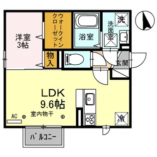 セレアージュ【1階】の間取り