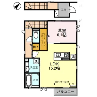 グレース C棟【2階】の間取り