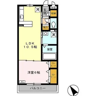 グラン・トレスJ【2階】の間取り