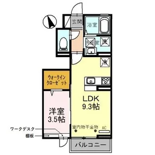 さくら大樹【1階】の間取り