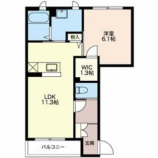 ソラーナ【1階】の間取り