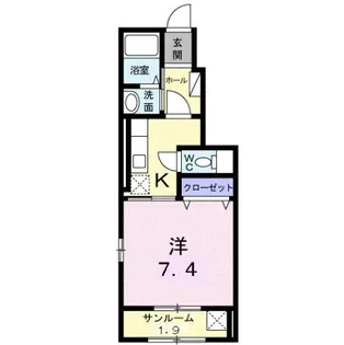 エストレーラ【1階】の間取り