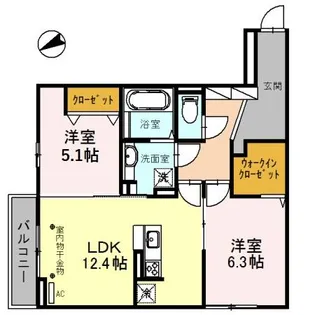 AXAS 7【3階】の間取り