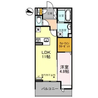 D-レジデンス椿【3階】の間取り