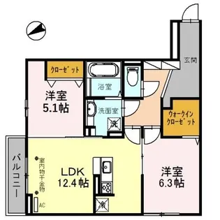 AXAS 7【1階】の間取り