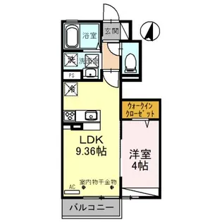 グラン・ディスJ【1階】の間取り