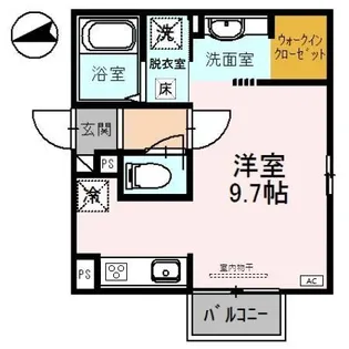 メゾン栄町V【1階】の間取り