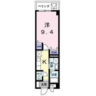 エスペランサ・ヤマダ【2階】の間取り