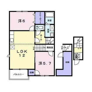 サニーセレーノ【2階】の間取り