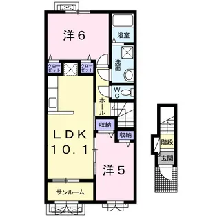 スマイル【2階】の間取り