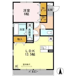 メゾン ドレッセ【1階】の間取り