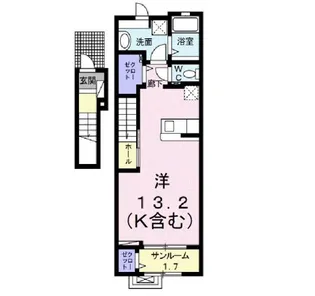 ノムラ シュロスB【2階】の間取り