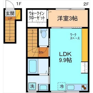 セシボン52【2階】の間取り