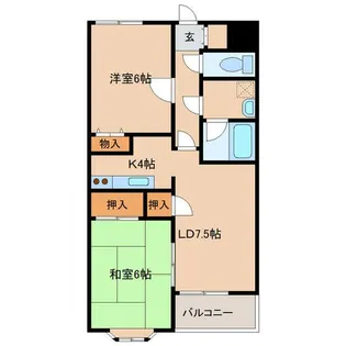 ラ ビスタ駅南【3階】の間取り