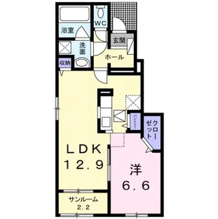 アン・ジュールⅢ【1階】の間取り