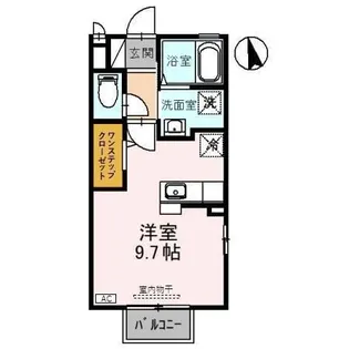 ティアモ【2階】の間取り