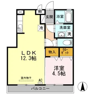 メゾン ドレッセ【3階】の間取り