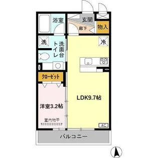 セジュール モネ【2階】の間取り