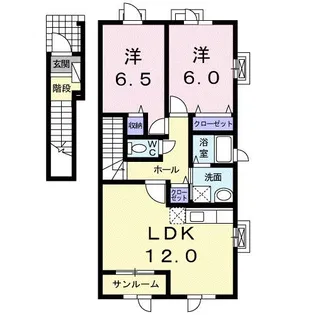 シュシュ【2階】の間取り