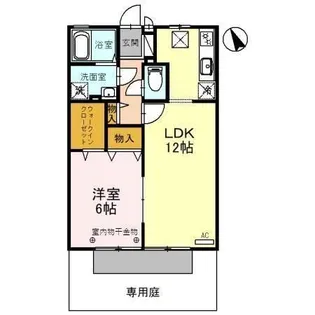 ミューズ21 B【1階】の間取り