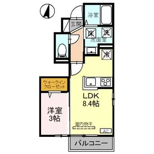 エルミタージュⅡ【1階】の間取り