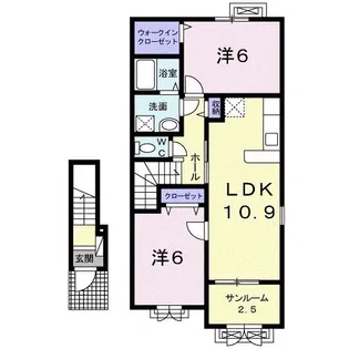 コウリッチ【2階】の間取り