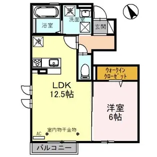 エトワール松井【1階】の間取り