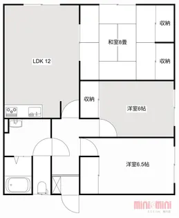 長谷川マンション【2号室】の間取り