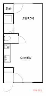 アボード2・1【1階】の間取り