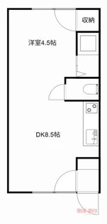 アボード2・1【105号室】の間取り