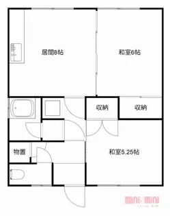 第二豊岡マンション【5号室】の間取り