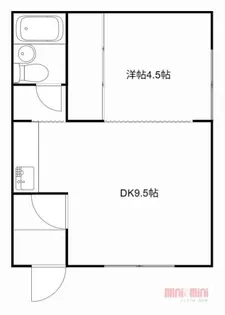 コーポ松【101号室】の間取り