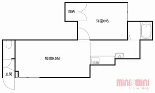 マンションおかひさ【203号室】の間取り
