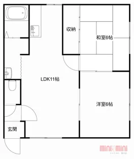 マンションおかひさ【2階】の間取り