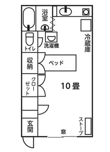 ハイツスコラ【4号室】の間取り